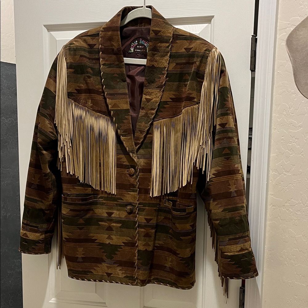 Western suede Fringe Jacket